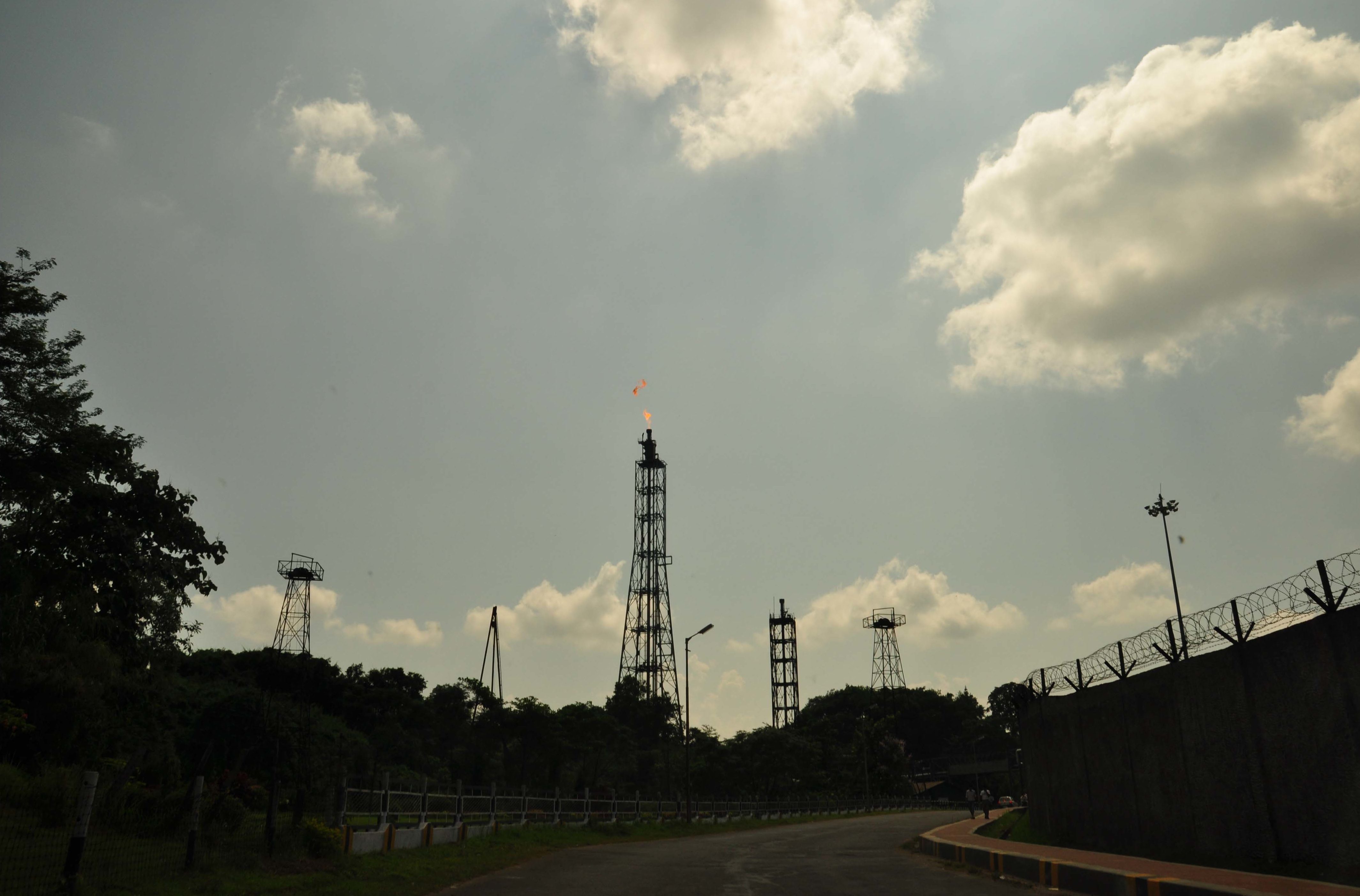 Oil wells in Digboi