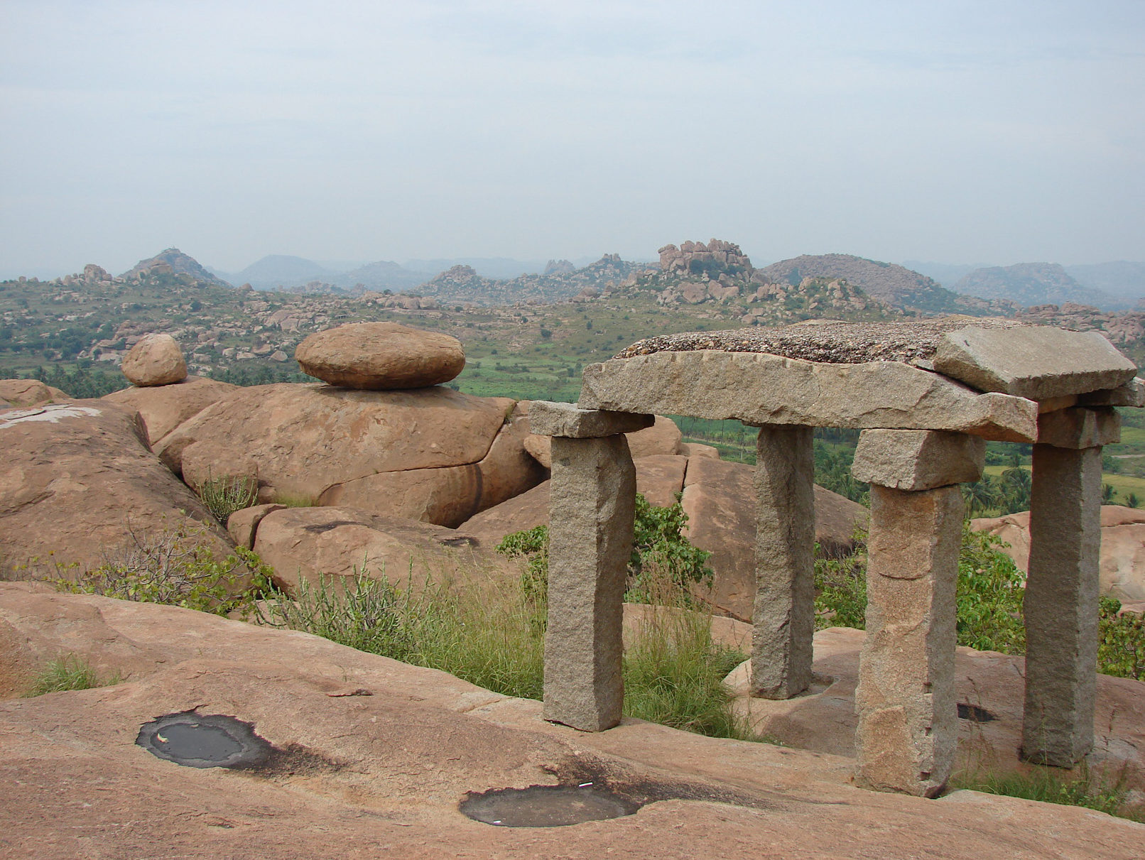 View from the top - Malyavanta Raghunatha temple