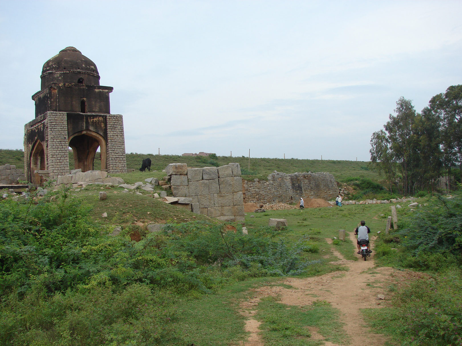 Domed gate