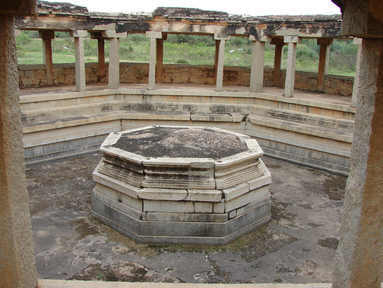 Inside the Octogonal bath