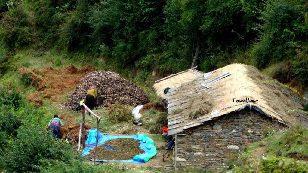 A stoned house in a village