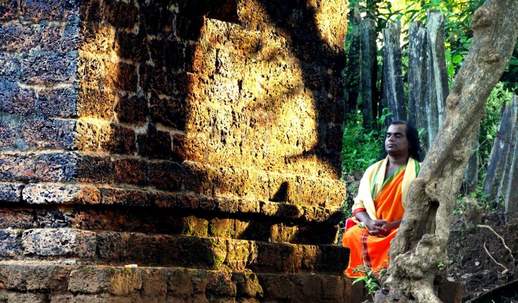 Meditation by the banks of Souparnika river