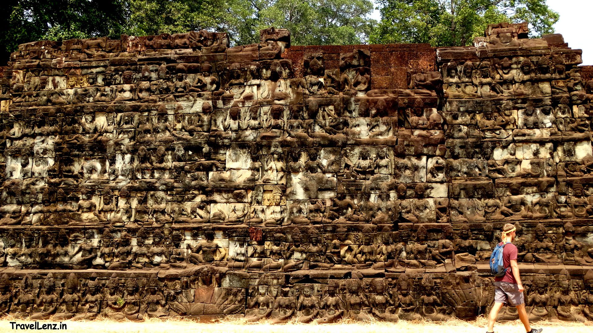 Terrace of the Leper King - Outer wall