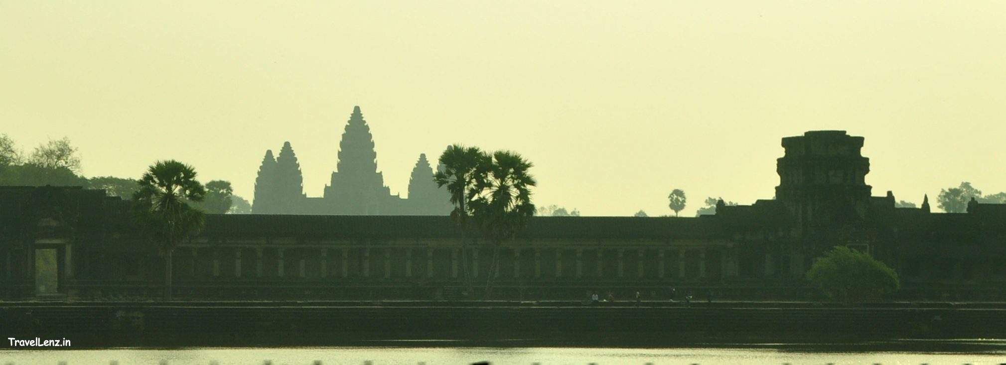 First glimpse of Angkor Wat