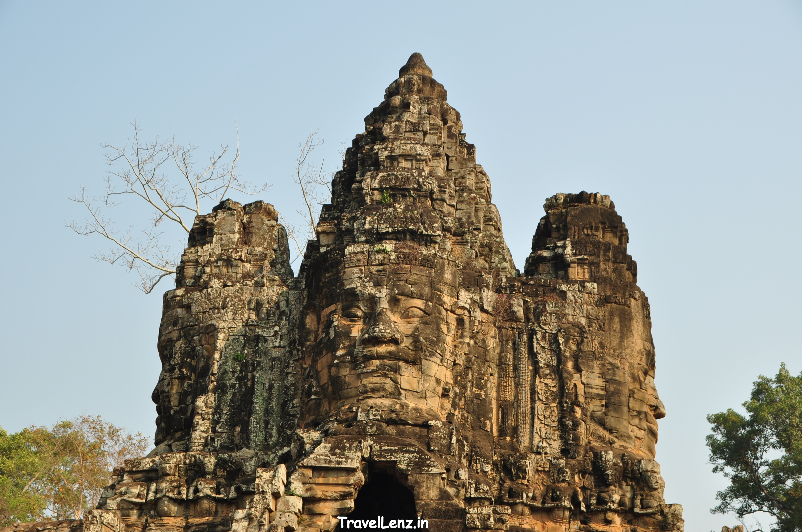 South gate tower of Angkor Thom