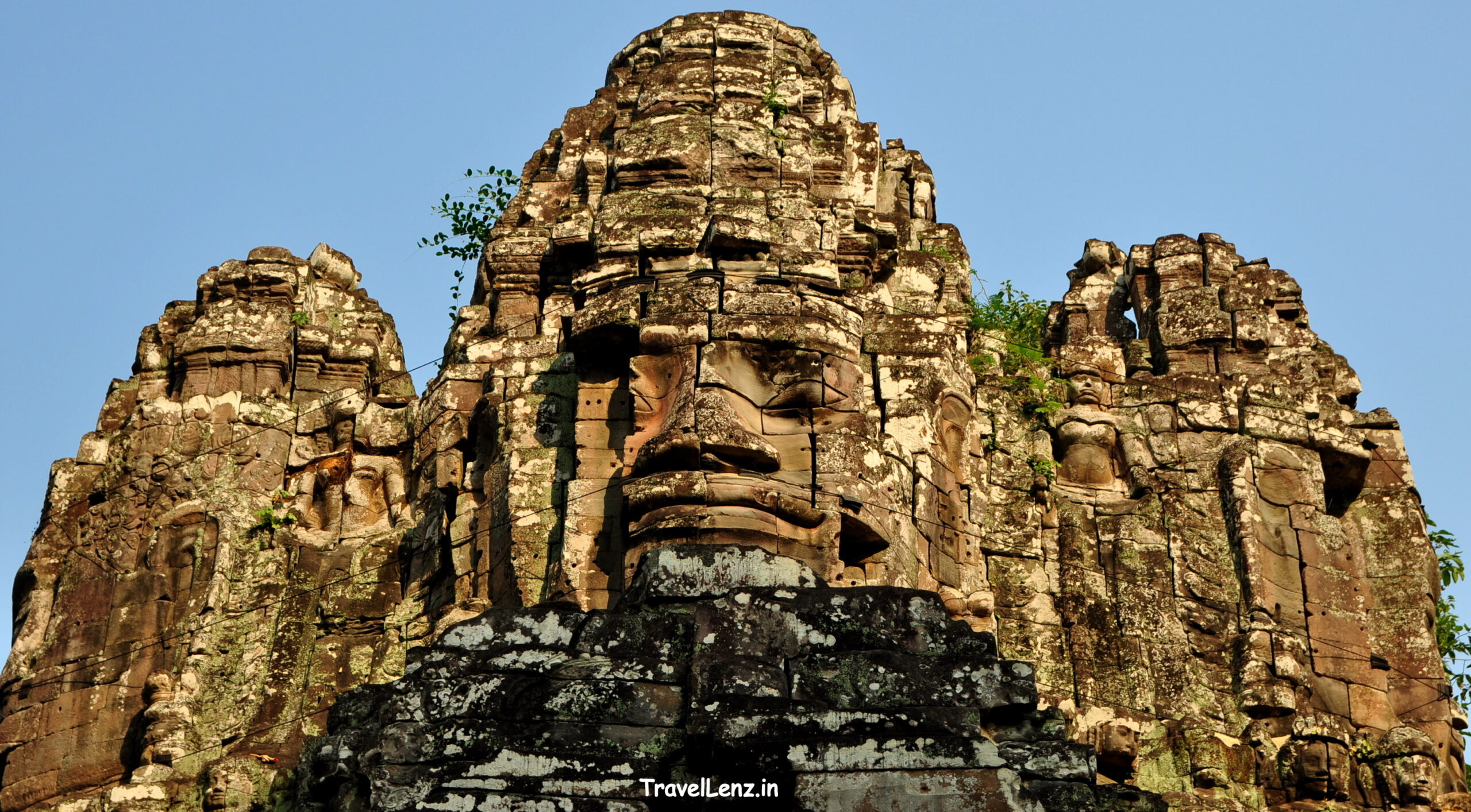 Face towers on the eastern gate of Angkor Thom