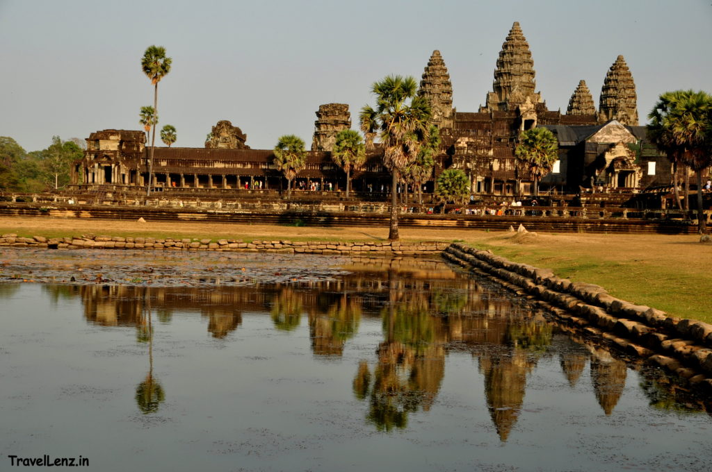 One of the ponds at Angkor Wat