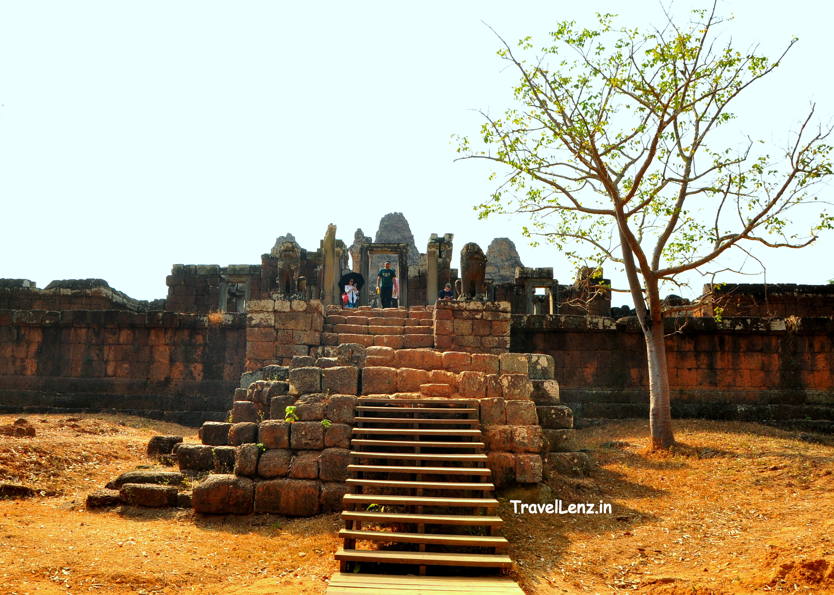 Remnants of the laterite landing platforms