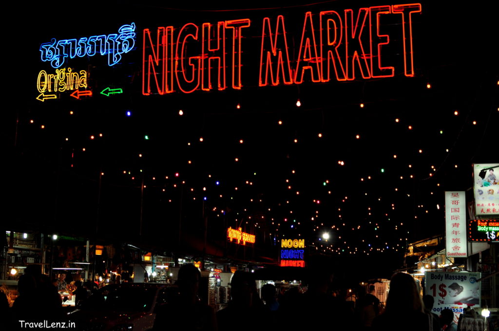Night market, Siem Reap