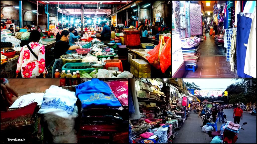 Scenes around the Night market, Siem Reap