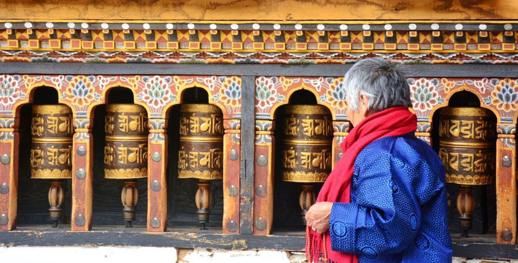 And the prayer wheel continues to spin in Bhutan