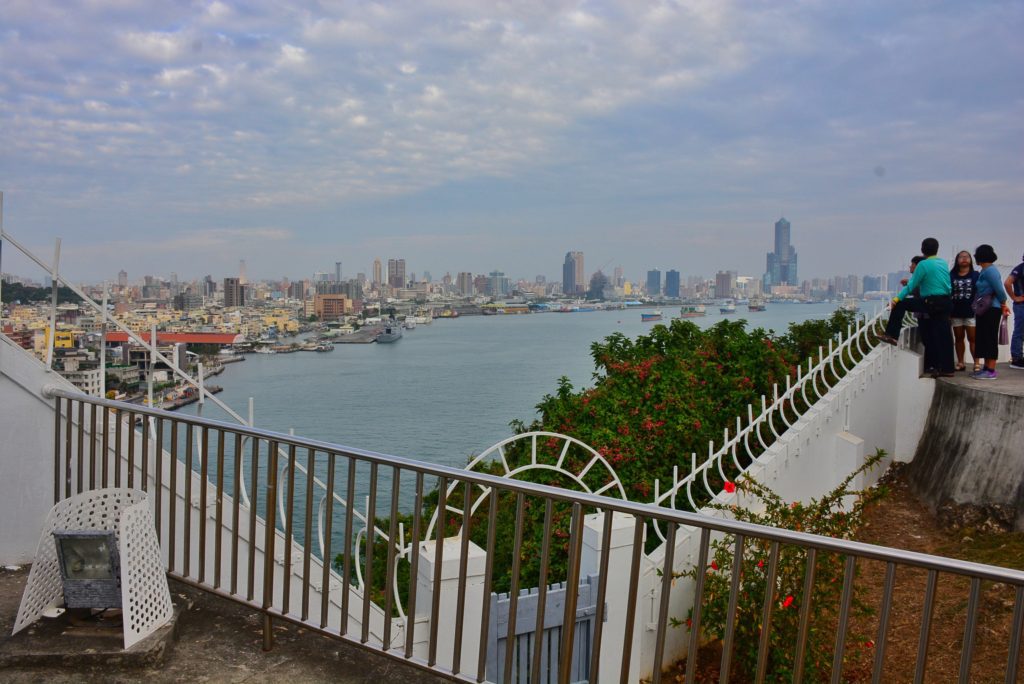 View of Kaohsiung from the lighthouse at Cijin Island