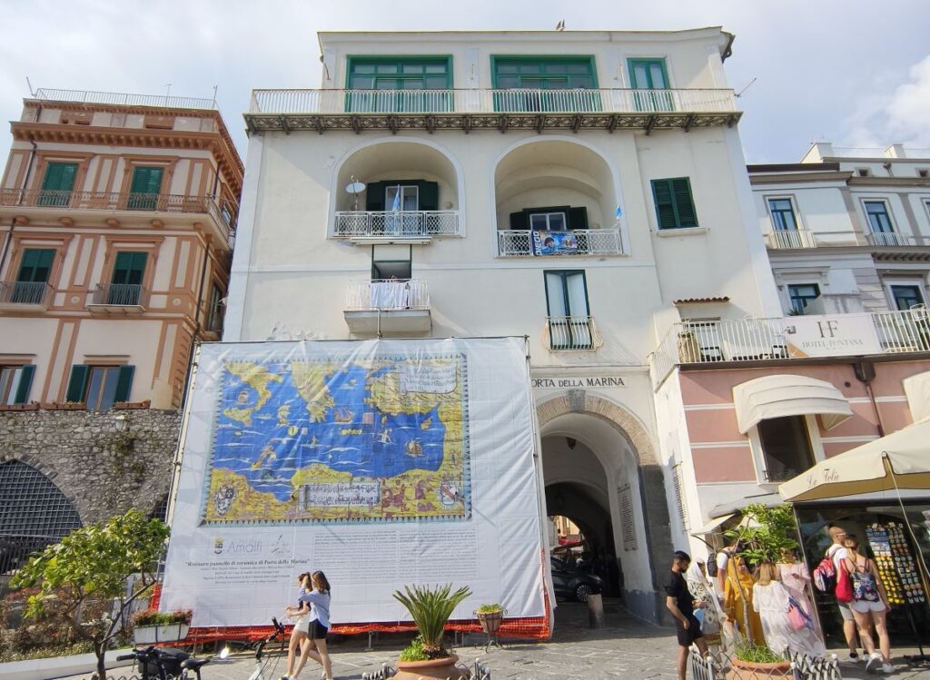 Porta Della Marina - one of the gates to Amalfi